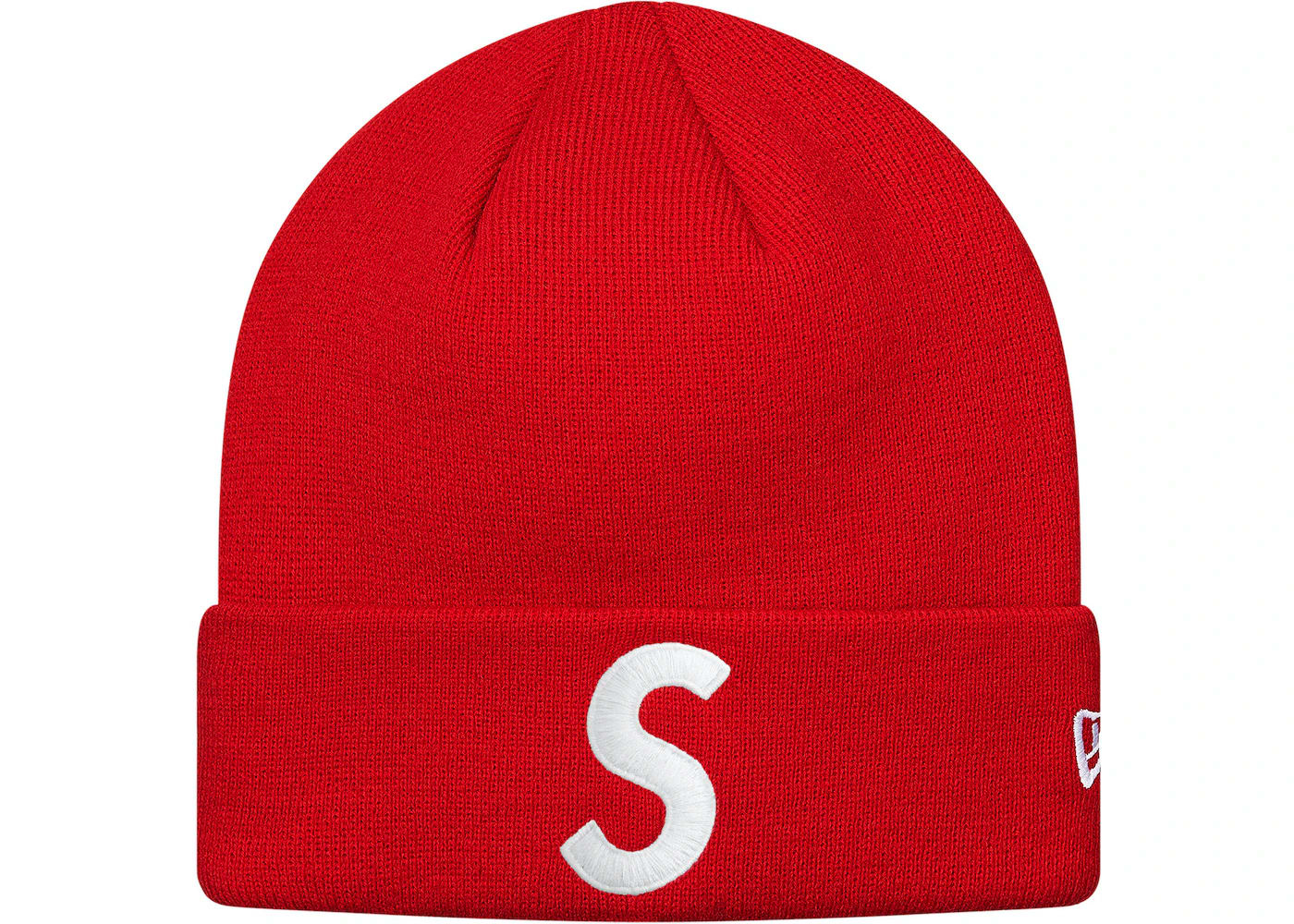 Supreme New Era S Logo Beanie Red - Joey Sneakers