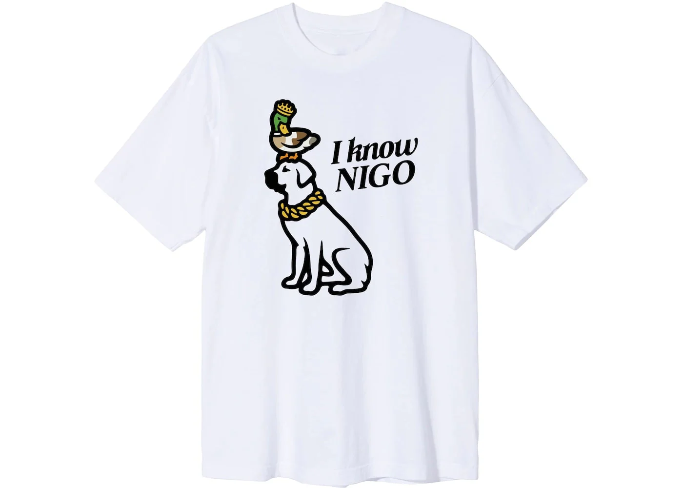 I Know Nigo Dog (Ny Pop Up) T-shirt White - Joey Sneakers