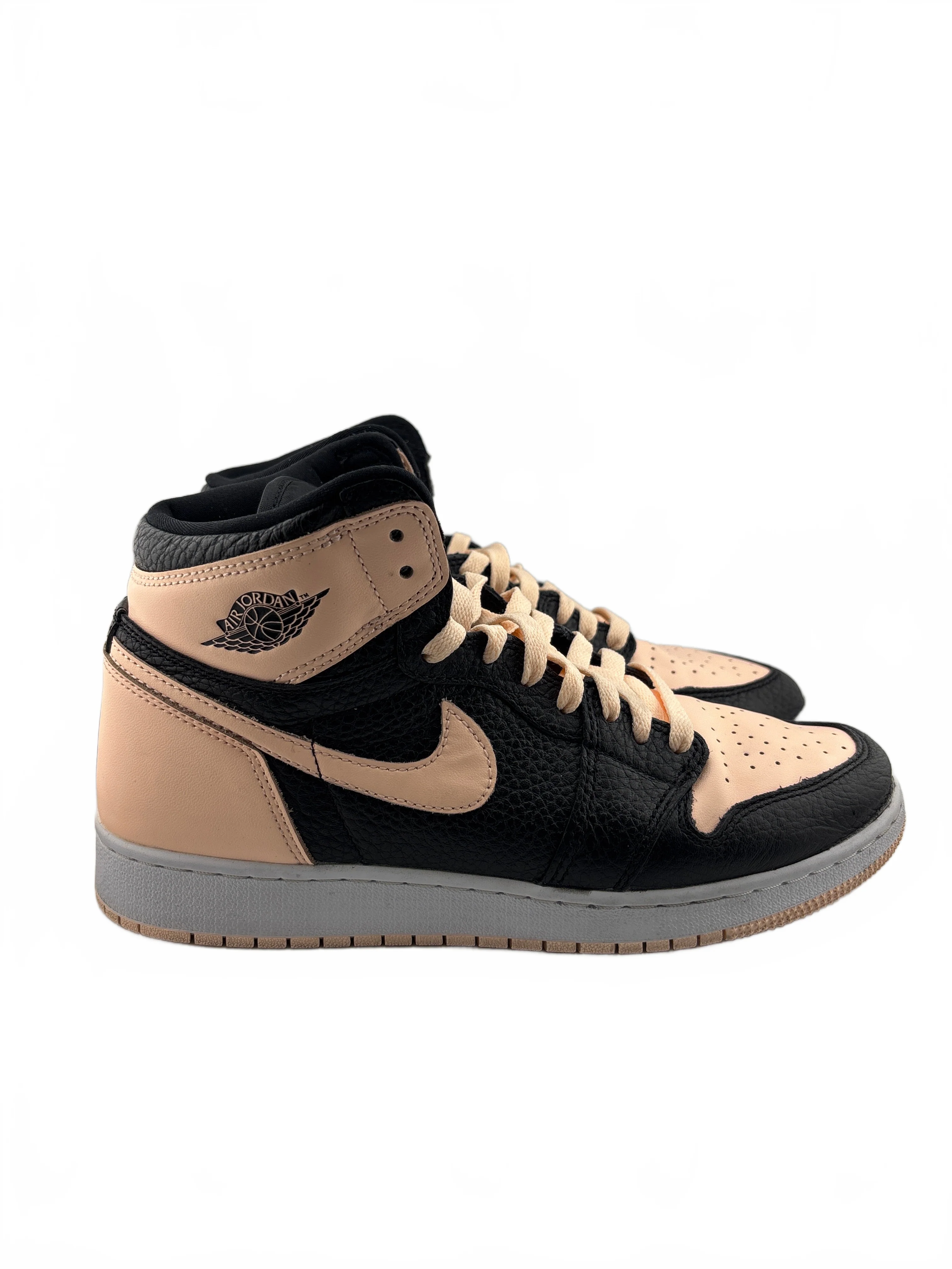 Jordan 1 Retro High Black Crimson Tint (GS) - Joey Sneakers