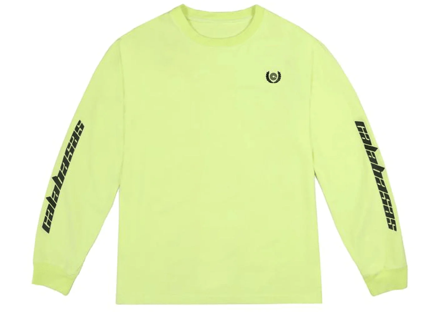 adidas Yeezy Calabasas Long Sleeves Tee Frozen Yellow - Joey Sneakers