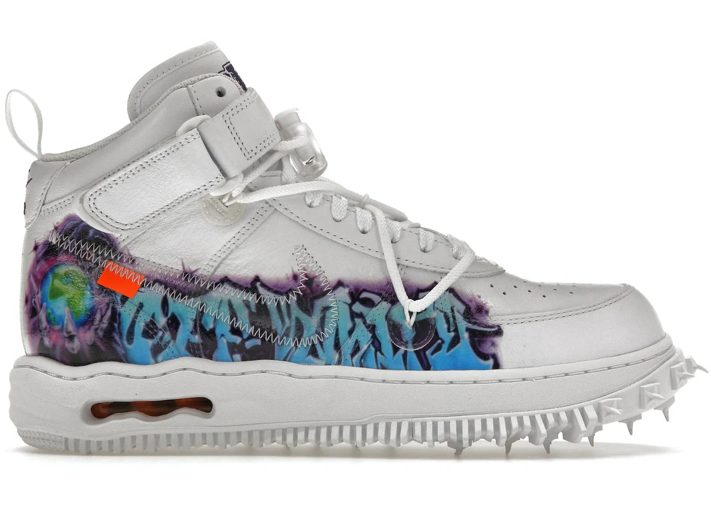 Nike Air Force 1 Mid Off-White Graffiti White - Joey Sneakers