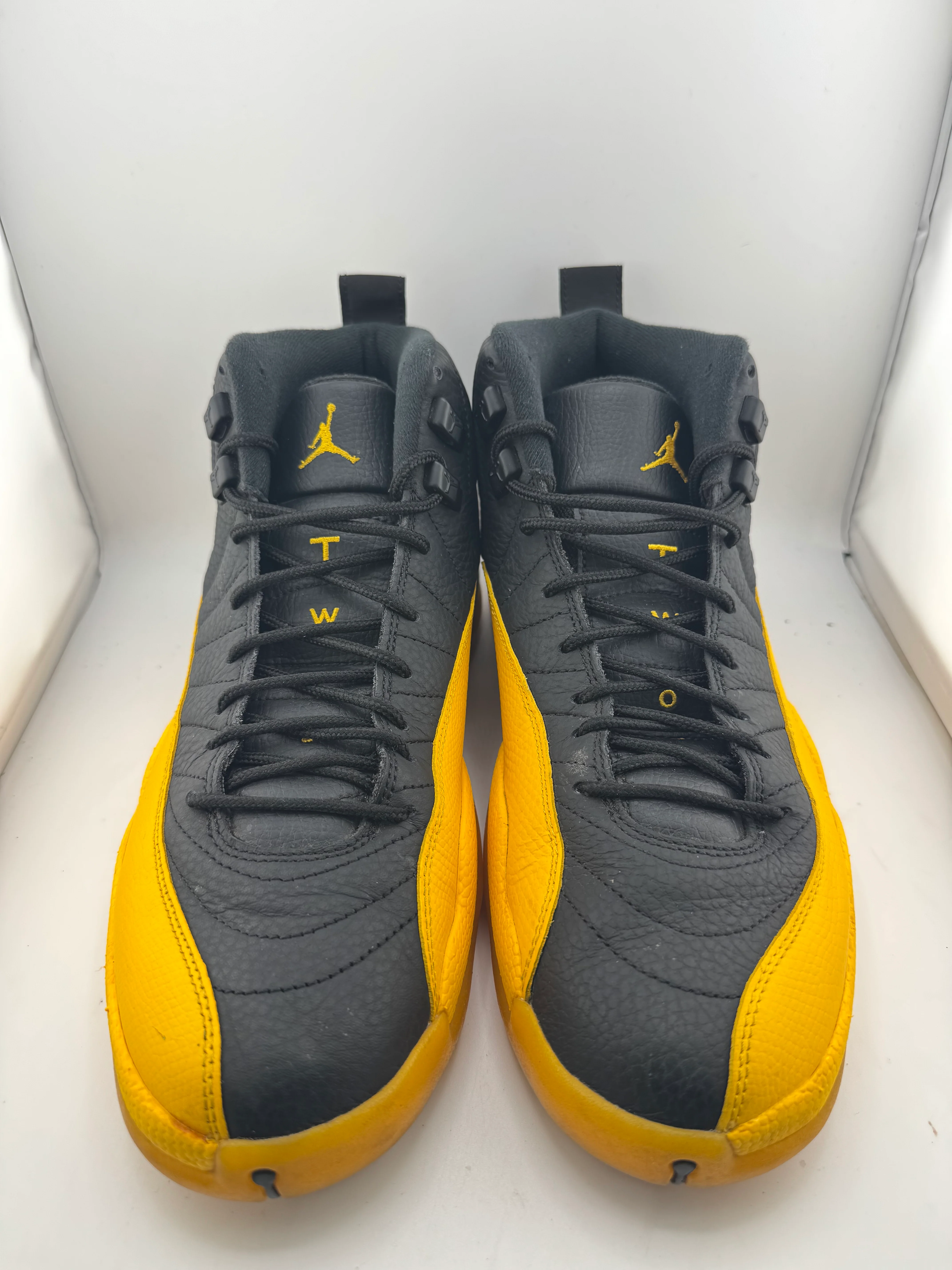 Jordan 12 Retro Black University Gold - Joey Sneakers