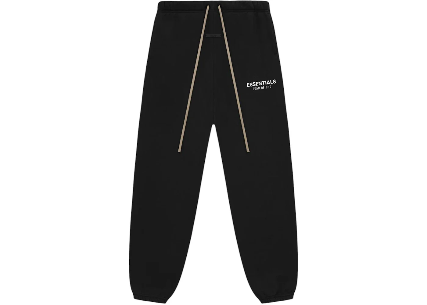Fear of God Essentials Fleece Sweatpant (SS25) Black - Joey Sneakers