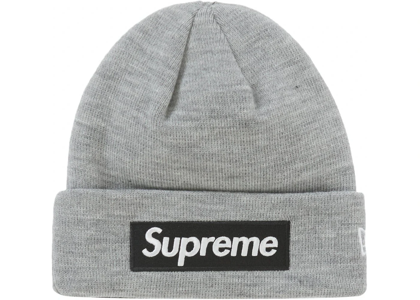 Supreme New Era Box Logo Beanie (FW22) Heather Grey - Joey Sneakers