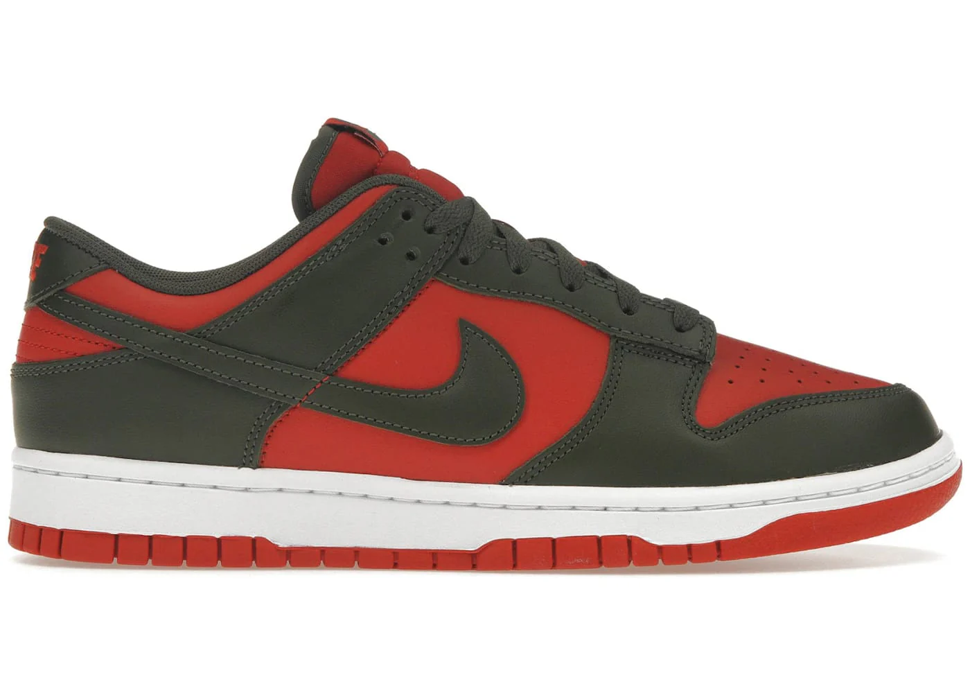 Nike Dunk Low Mystic Red Cargo Khaki - Joey Sneakers