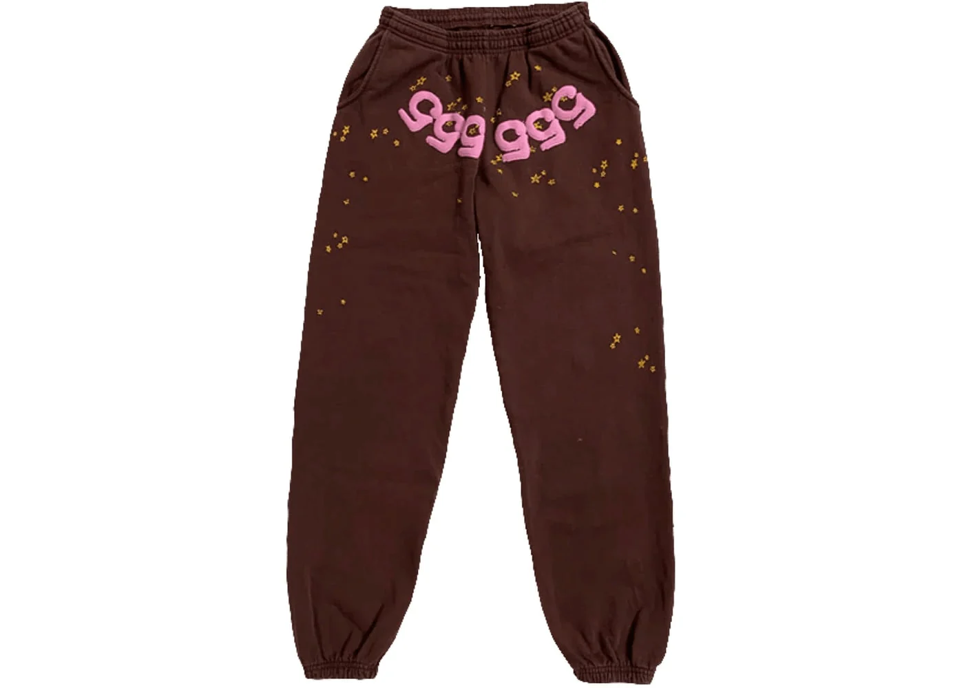 Sp5der Angel Number Sweatpants Brown - Joey Sneakers