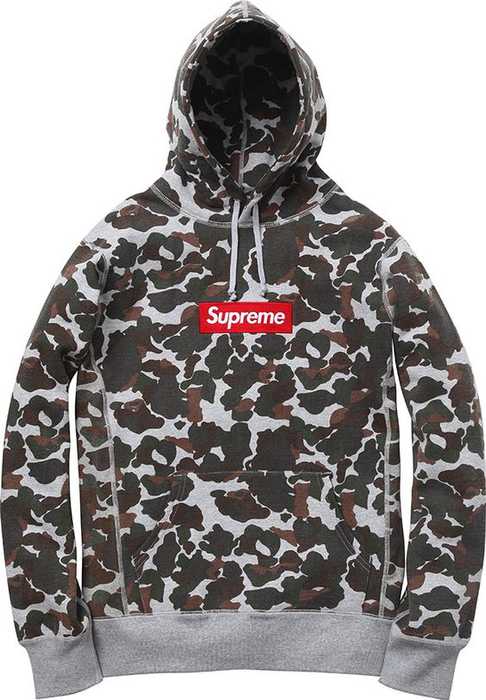 Supreme Box Logo Hooded Sweatshirt Duck Camo (FW12) - Joey Sneakers