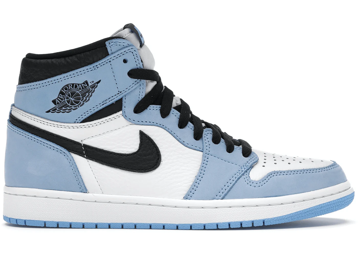 Jordan 1 Retro High White University Blue Black - Joey Sneakers