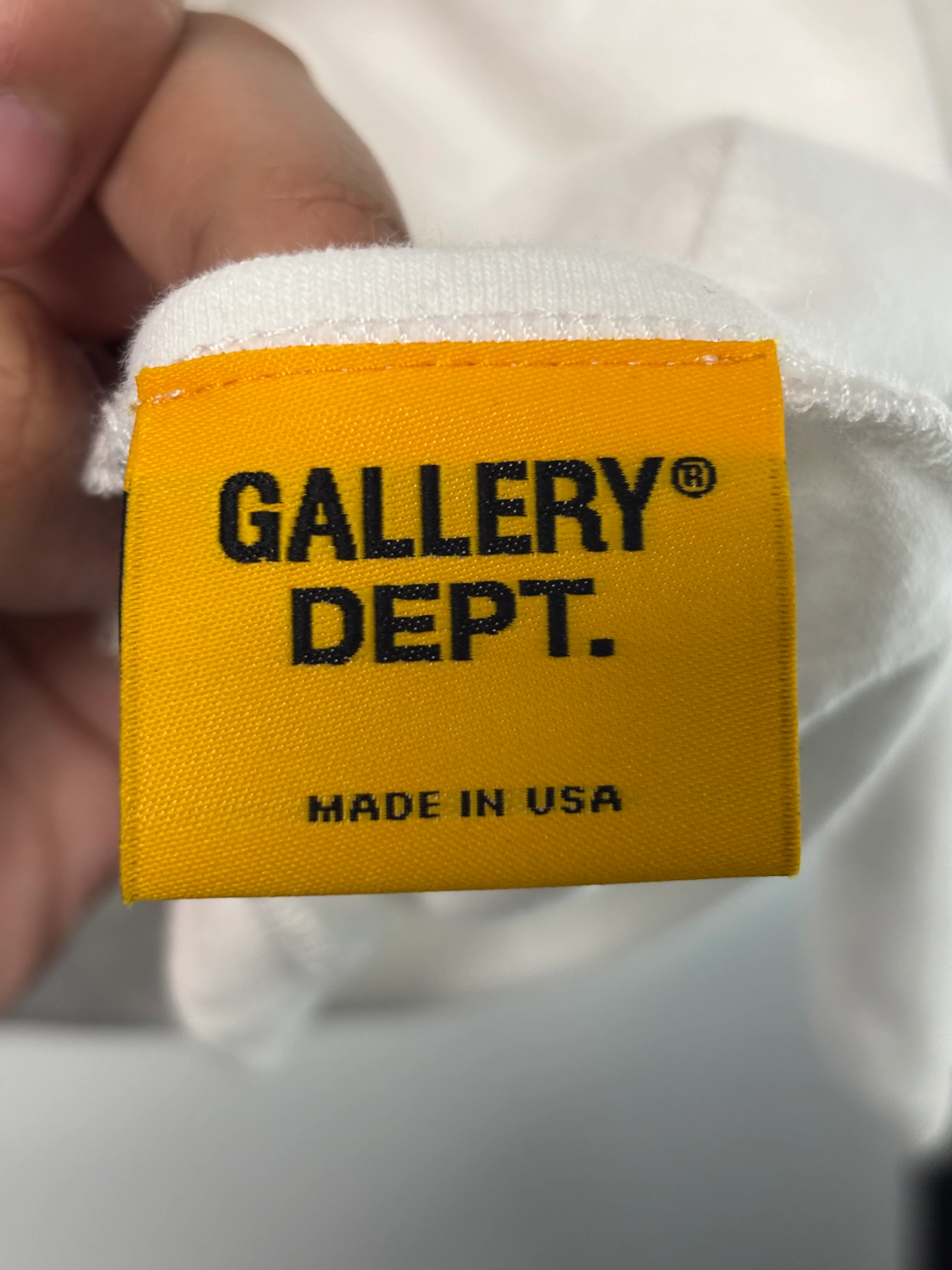 Gallery Dept. Souvenir L/S T-shirt White - Joey Sneakers