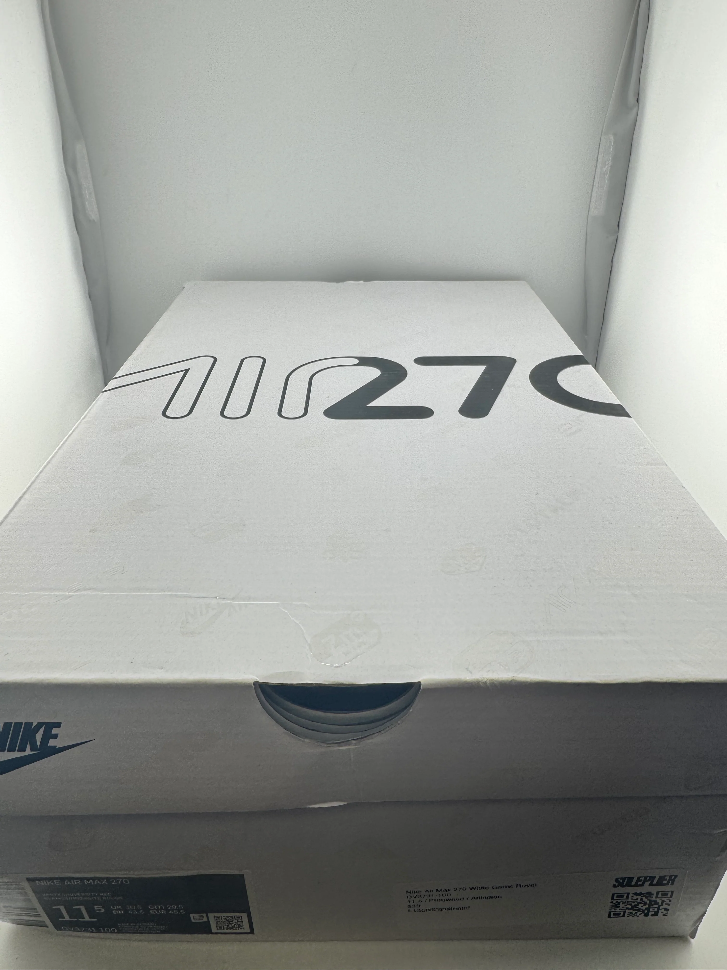 Nike Air Max 270 White Game Royal - Joey Sneakers