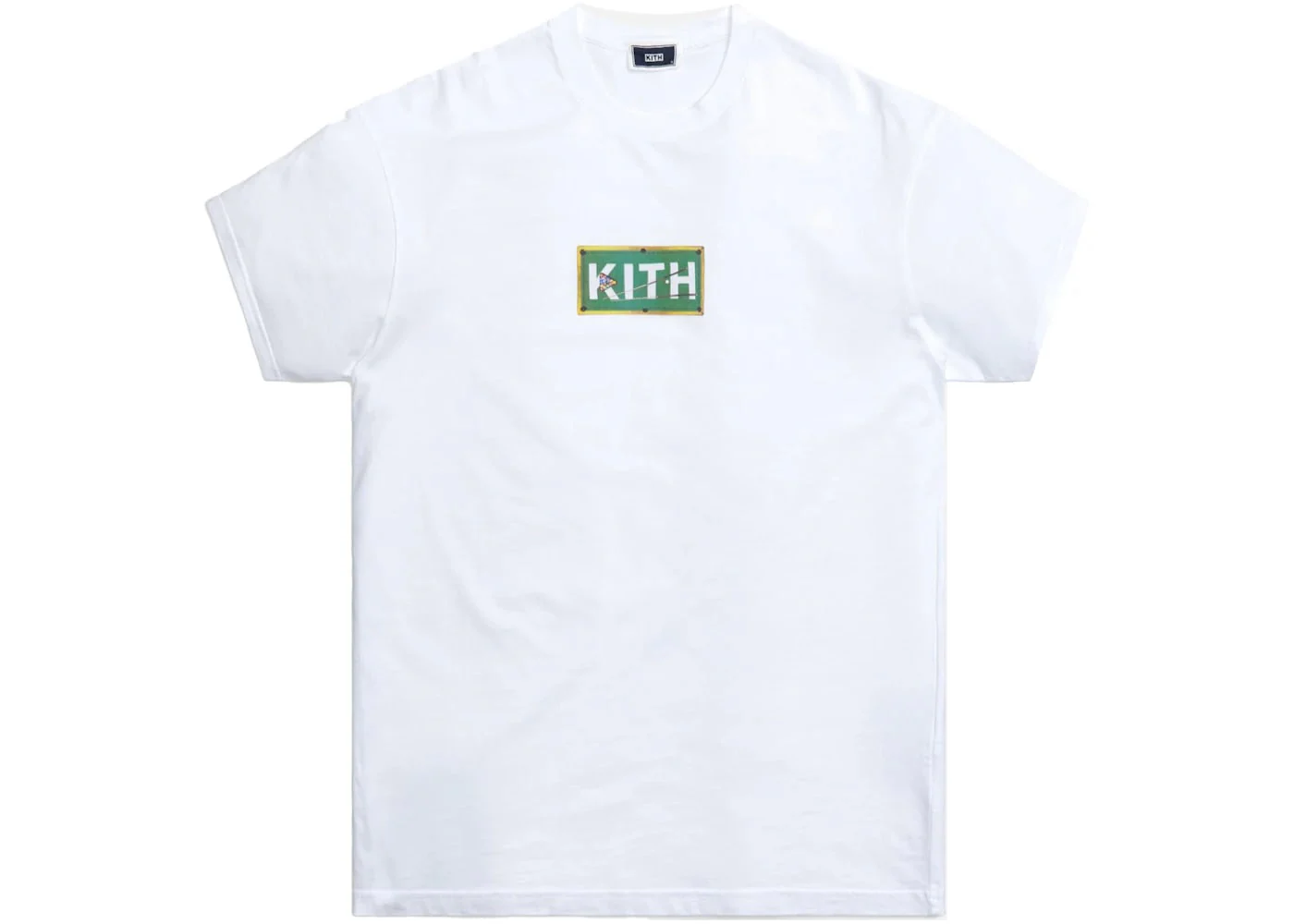 Kith Billiards Classic Logo Tee White - Joey Sneakers
