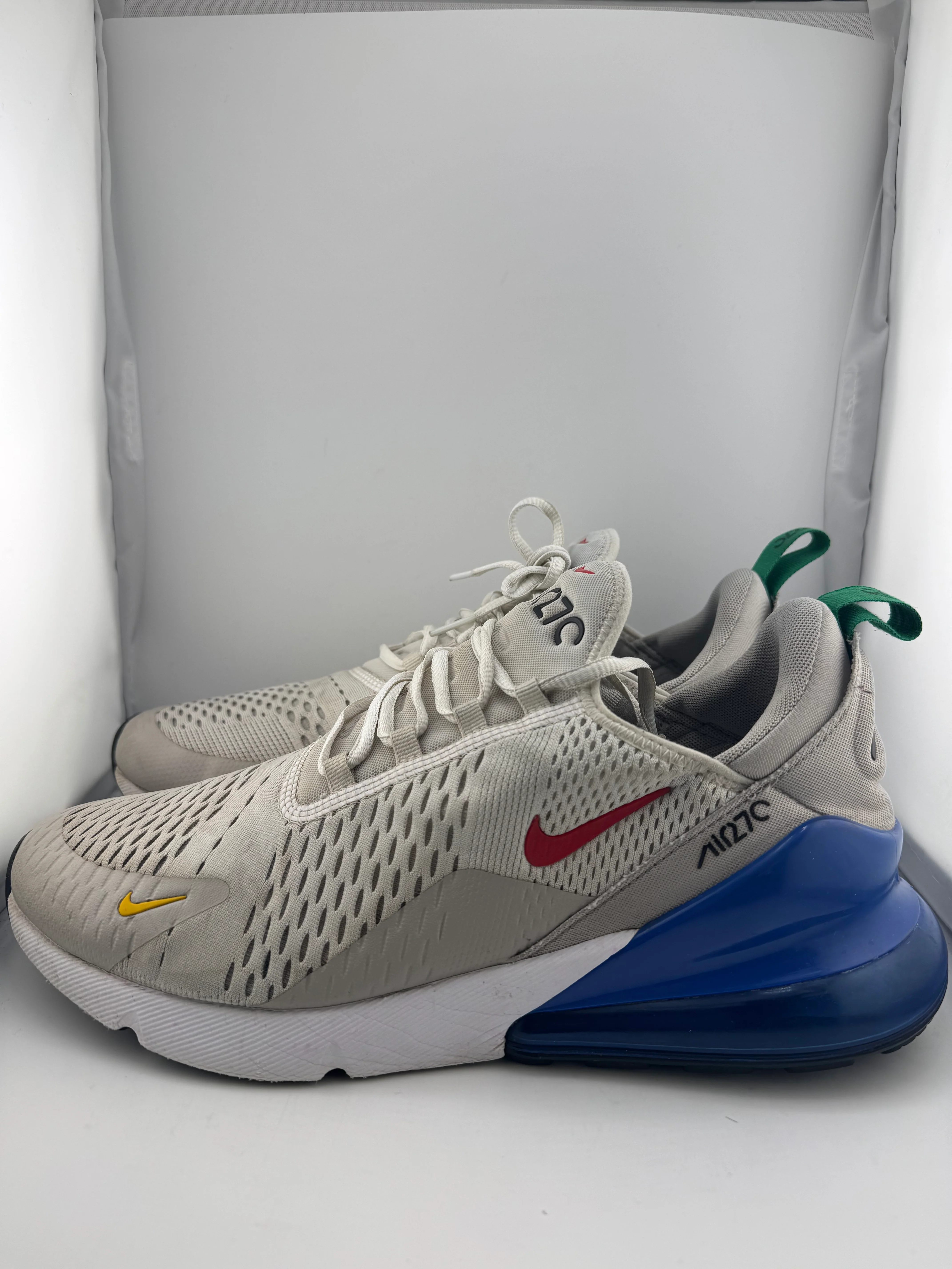Nike Air Max 270 White Game Royal - Joey Sneakers