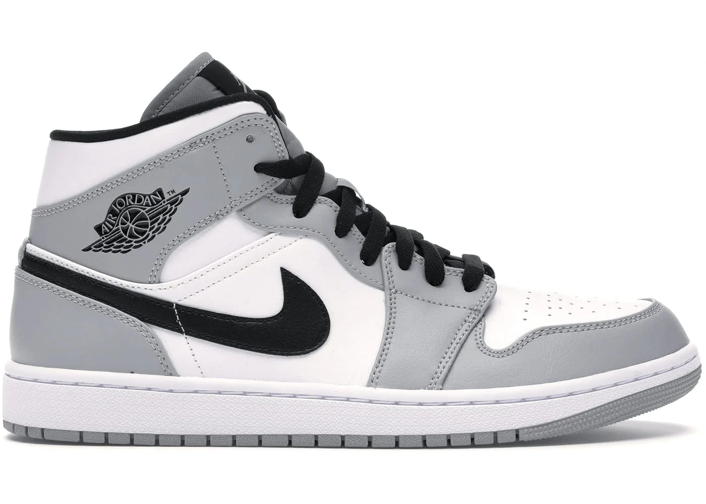 Jordan 1 Mid Light Smoke Grey - Joey Sneakers