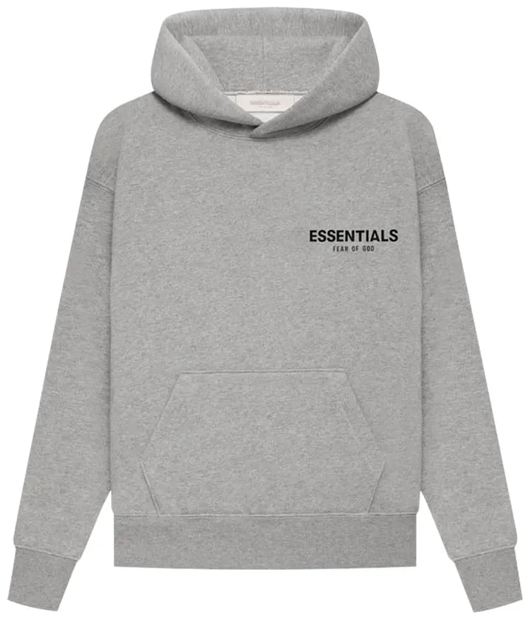 Fear of God Essentials Kids Hoodie 'Dark Oatmeal' - Joey Sneakers