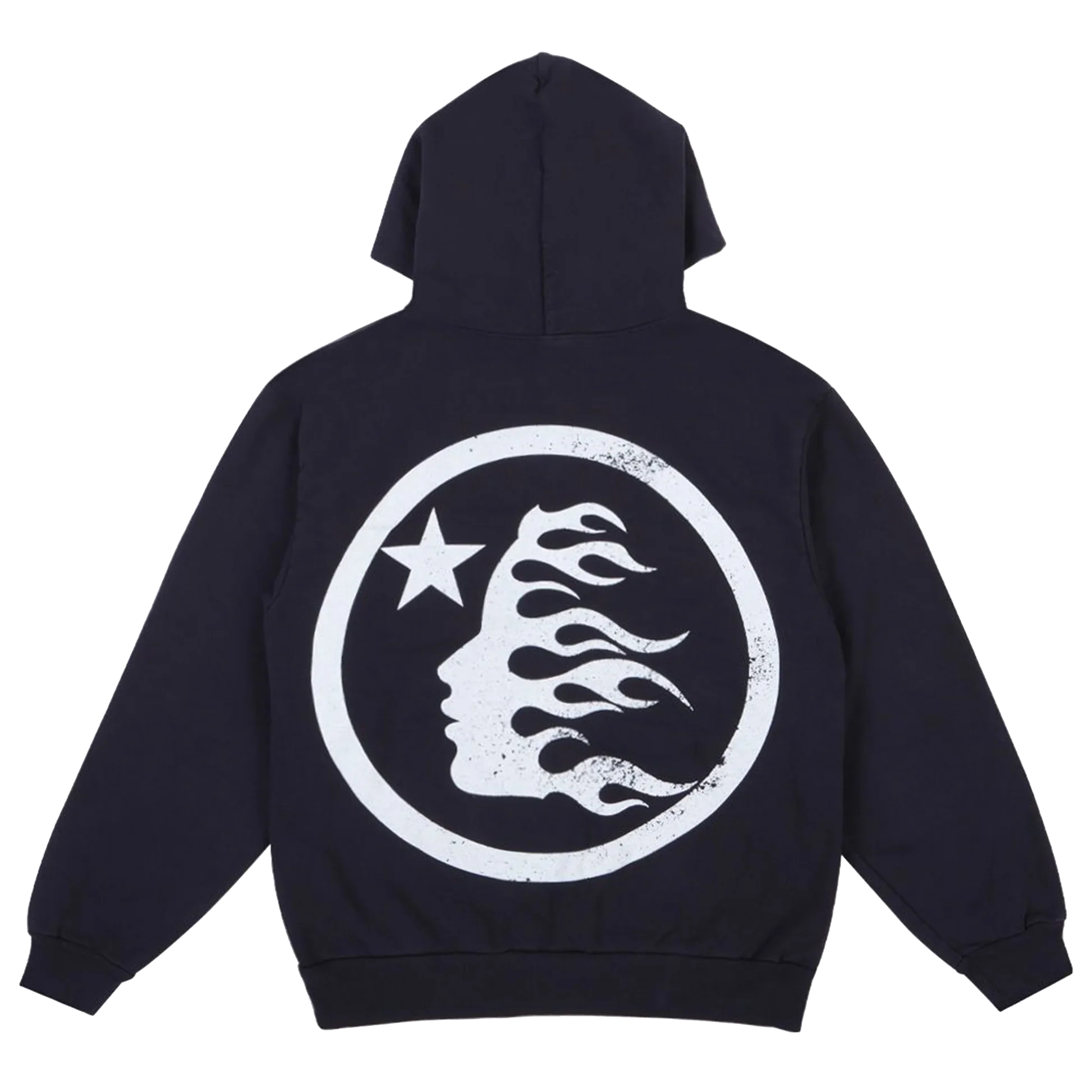 Hellstar Basic Logo Hoodie Washed Black - Joey Sneakers