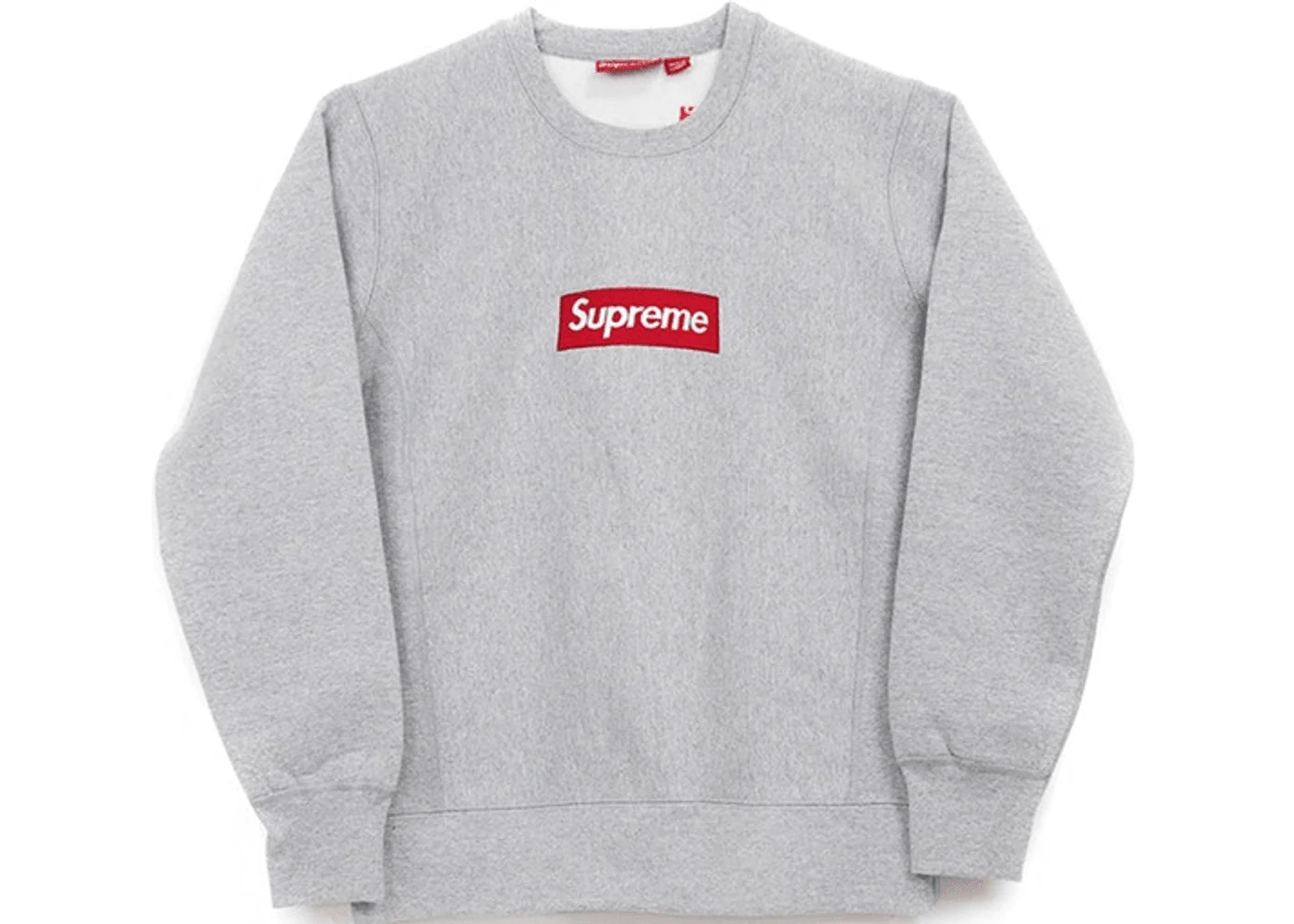 Supreme Box Logo Crewneck (FW15) Heather Grey - Joey Sneakers